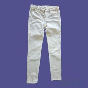 White Loft corduroy women's pants